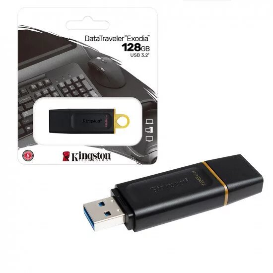 KINGSTON FLASH MEMORY 64GB EXODIA USB 3.2