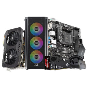 AMD Ryzen 5 3600 - ASUS TUF Gaming RX 6500 XT OC 4GB Bundle - MSI B450M PRO-VDH MAX - HP V6 16GB DDR4 3200MHz (2 x 8GB) - Dahua C800A 240GB 2.5” SSD - Xigmatek Master X + 600W PSU
