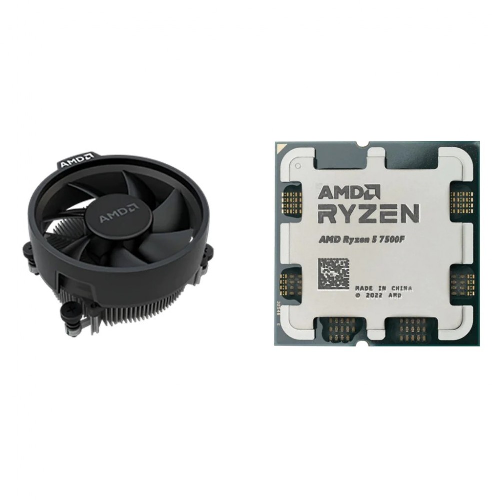 AMD CPU RYZEN 5 7500F MPK Wraight Stealth Cooler