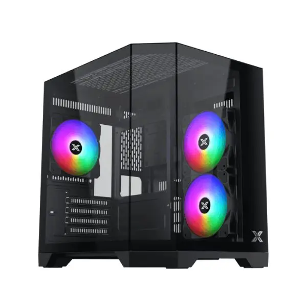 Xigmatek Cubi M ARGB + X-Power 600W 80 Plus White Mid Tower Case