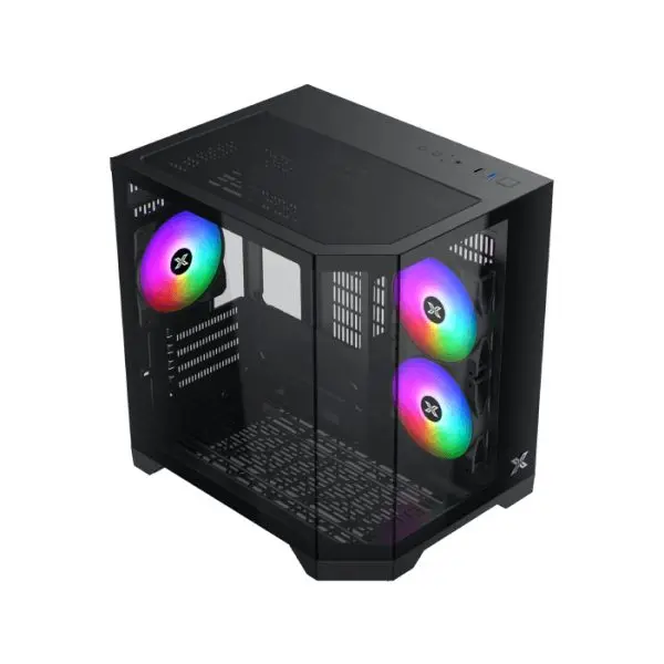 Xigmatek Cubi M ARGB + X-Power 600W 80 Plus White Mid Tower Case