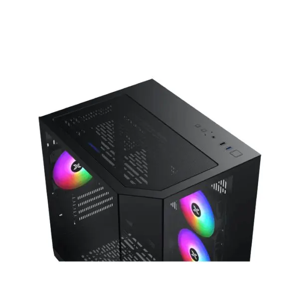 Xigmatek Cubi M ARGB + X-Power 600W 80 Plus White Mid Tower Case